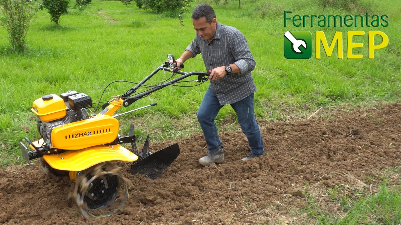 Motocultivador Zmax com 6 implementos Tratorzinho