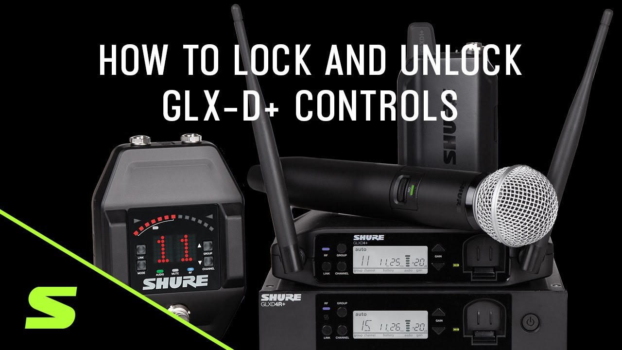 How to Lock and Unlock GLX-D+ Controls