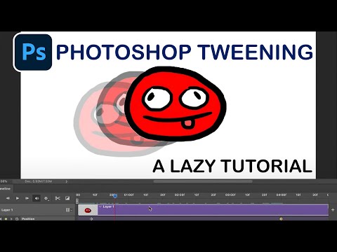 Tweening/Keyframing in Photoshop Animation- A Lazy Tutorial