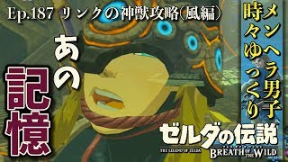 【DLC 英傑たちの詩】最後の試練中に記憶がw 風エリアを攻略するぜ！ 最後の試練その3 -Part187- 【ゼルダの伝説BotW実況】【ブレスオブザワイルド 実況プレイ】