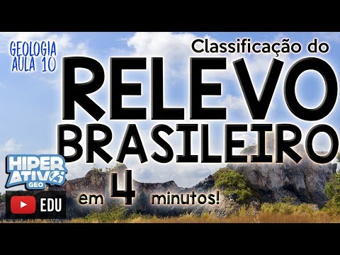 Geografia - CLASSIFICAÇÃO DO RELEVO BRASILEIRO - Enem e Vestibulares