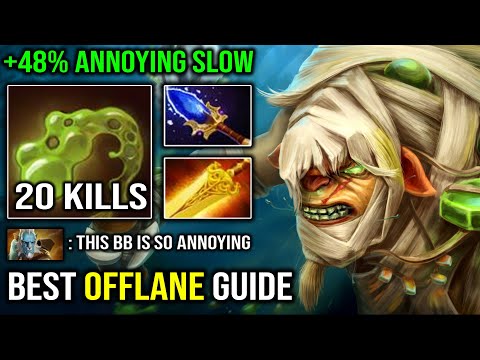 BEST OFFLANE GUIDE Full Aghanim +48% Annoying AoE Slow Nasal Goo Bristleback Zero Mercy DotA 2