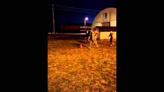 Army Officers run Marine Corps CFT