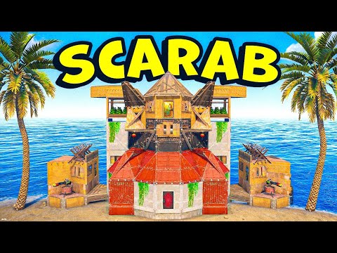 The SCARAB. Mini SHELL 2x2 CORE - RUST Base Design
