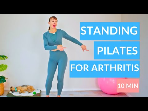 Standing Pilates for Arthritis Pain Relief 10 Minute Gentle Warm Up and Workout