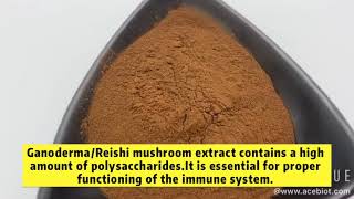 Ganoderma Lucidum Powder Reishi Extract youtube video