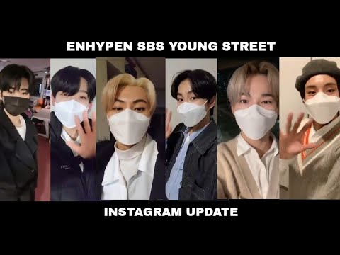 ENHYPEN SBS YOUNG STREET INSTAGRAM UPDATE