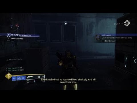 Destiny 2 Lost Lament Step one