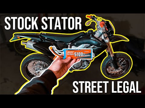 How to Power Your Dirt Bike Without an Upgraded Stator (CRF450R Supermoto)