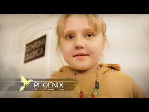 Interview from the border, with 8 years old Diana from Ukraine | Phoenix Help Kids NFT