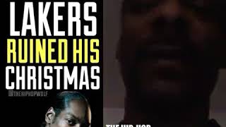 Snoop Dogg claims The Lakers RUINED his Christmas
