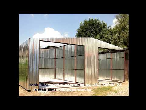 Mobilgarázs - SUPERSTA, Ketrecek, Kapuk, Csarnokok Gyártója Tel szám: 36 1 580 83 23