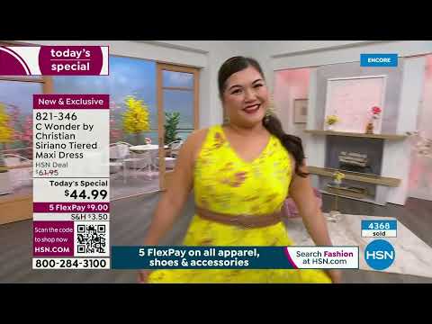 HSN | C. Wonder Christian Siriano Fashions Premiere 03.30.2023 - 03 AM