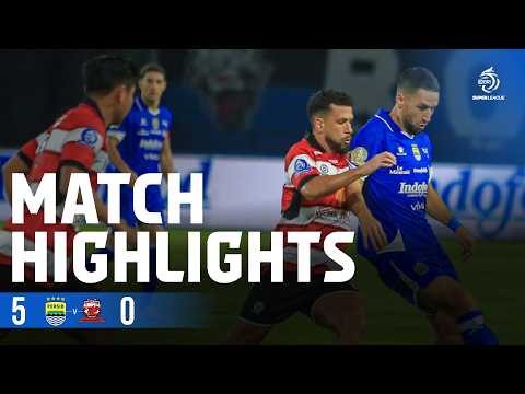 Mini Highlight BRI Super League | PERSIB Bandung vs Madura United FC | Week 23