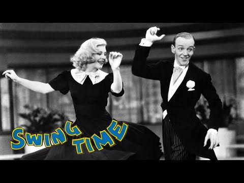 Swing Time (1936) Cult Musical with Fred Astaire & Ginger Rogers the Dance Class scene colorized