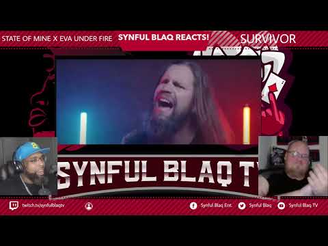 A Very Interesting Cover! Synful Blaq Reacts - State of Mine x Eva Under Fire -  Survivor