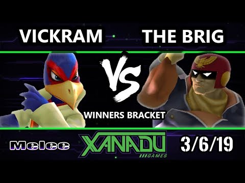 S@X 292 SSBM - Vickram (Falco) Vs. The Brig (Captain Falcon) - Smash Melee Winners Quarters