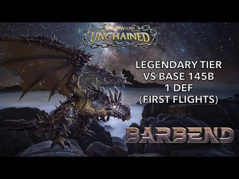 BARBEND LEGENDARY TIER LIV 137  26B VS BASE 145B 1 DEF (FIRST FLIGHTS) - ImperivmItaly War Dragons