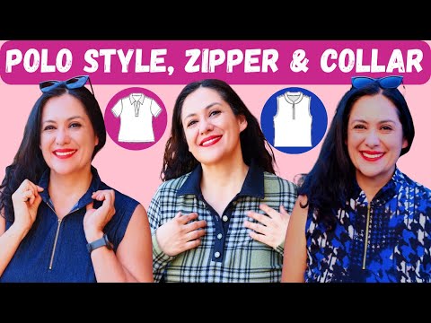 Awesome CLASSICS! POLO & zipper / collar KNIT tops. Birdie (GreenStyle). Let's sew!
