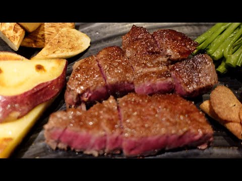 $300 Teppanyaki wagyu steak in Tokyo - 4K