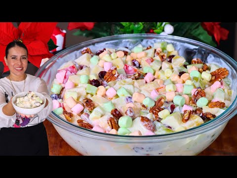 La Unica Ensalada Navideña que Necesitas ¡Queda Perfecta!