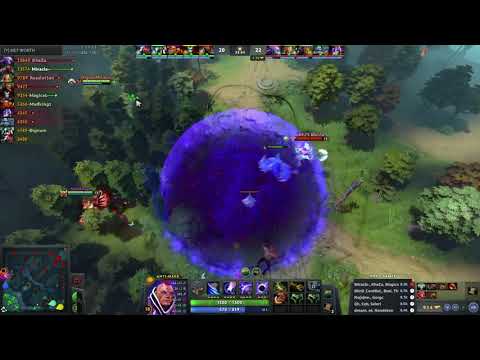 Nigma.Miracle baited Khezu to chrono his manta illusion - Dota 2