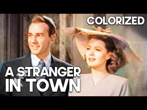 A Stranger in Town | COLORIZED | Frank Morgan | Classic Film | Romance | English