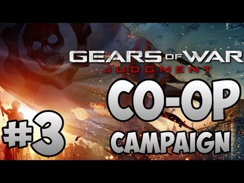 Gears of War Judgment Co-op Walkthrough w/Gearman Part 3 - From All Sides