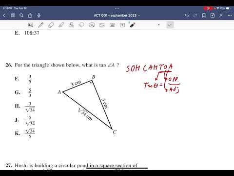 Act G01 Math Question 26