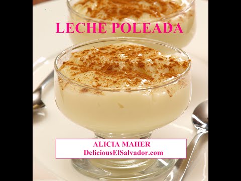 Leche Poleada Recipe. In this video I teach you how to prepare this exquisite Salvadoran dessert.