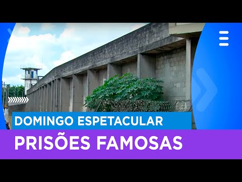'Domingo Espetacular' mostra a vida numa das prisões mais conhecidos do Brasil