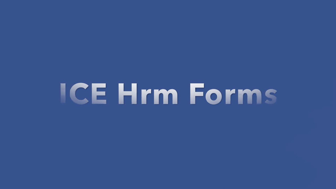 HR Form creation using IceHrm