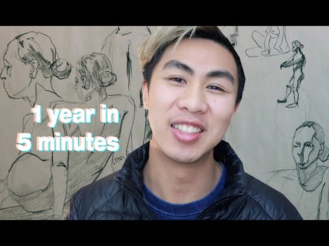 1 year in 5 min - How I've learnt figure drawing