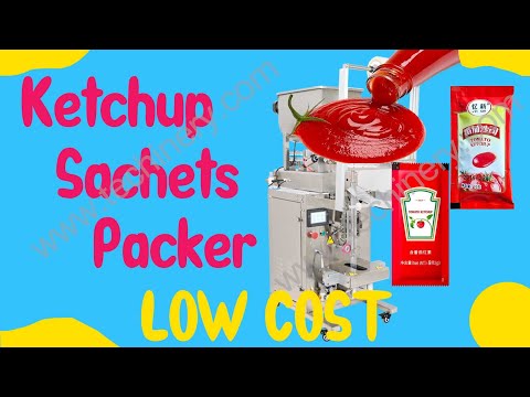 , title : 'ketchup sachets packing machine for small scale business from Techinery'