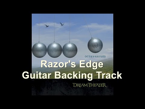 Octavarium - Razor's Edge -  Solo Guitar Backing track
