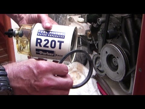 How to change fuel filters and bleed air in a Yanmar marine diesel
