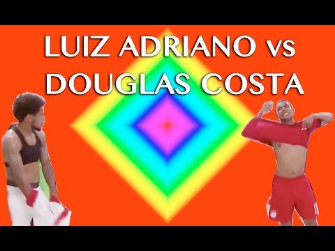 Douglas Costa vs Luiz Adriano | Bayern - Milan 3-0 | 04/08/15 | Луис Адриано против Дуглас Коста