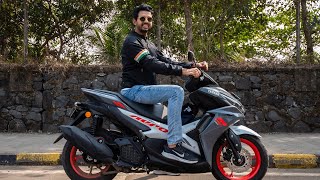 Yamaha Aerox 155 - The Fastest & Most Fun Scooter In India | Faisal Khan