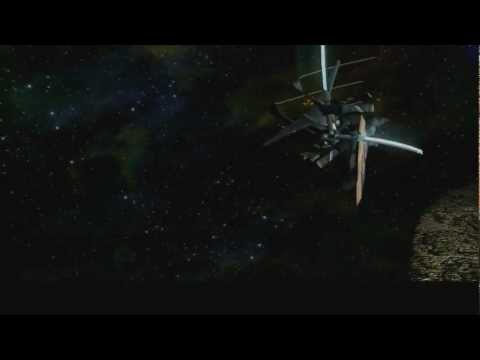 Xenosaga III HD Cutscene 020 - Margulis's Assault (Gedalya Space) - JAPANESE - SWIMSUIT MODE