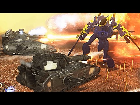 Unification Mod | Iron Knights vs Tau vs Necrons vs Eldar vs World Eaters vs Orks! - DOW: Soulstorm