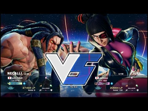 yuhi-hikali (Necalli) vs aiai (Juri)：ひかりん（ネカリ）vs aiai（ジュリ）