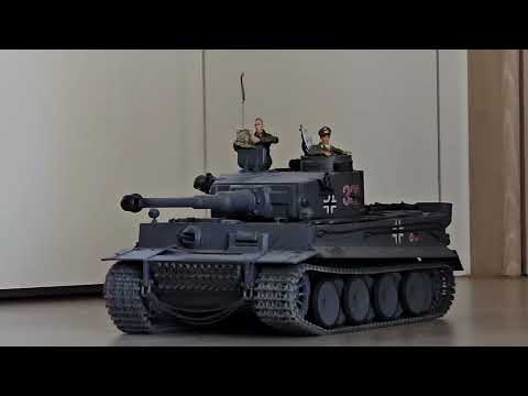 Battle of NUENEN / Tamiya TIGER1, M4 Sherman RC Tank