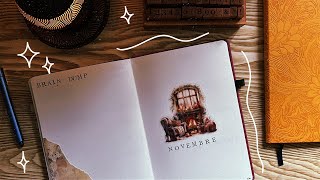 prepariamo insieme NOVEMBRE sul BULLET JOURNAL 🍁 semplice e cozy