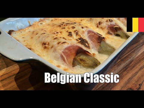 Endives in Ham Rolls with a Cheesy Mornay Sauce & Mashed Potato Gratin | Belgian Classic