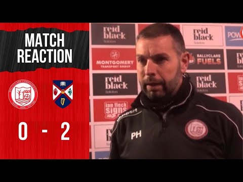 Match Reaction: Paul Harbinson on Ballyclare Comrades 0-2 Queens