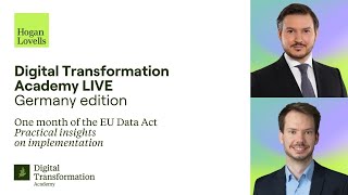 Digital Transformation Academy LIVE | Germany edition | One month of the EU Data Act