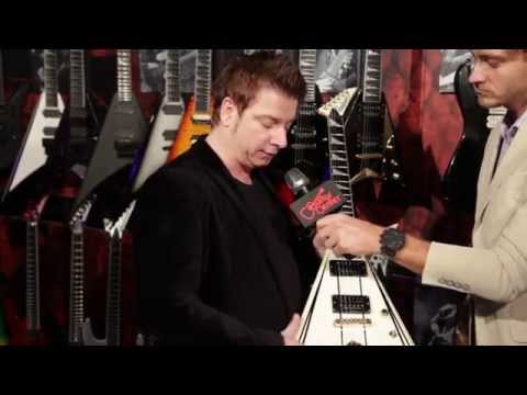 Guitar Center New from NAMM - Jackson RRT 3 Rhoads Pro Series Ivory with Black Pinstripes