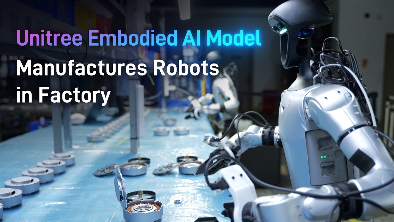 AI Robot Fabrikada Üretim Yapıyor