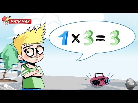 3 Times Tables - Learn your Facts the Fun Way | Math Max: Multiplication Table Songs