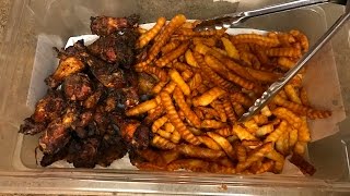 Smoked Then Fried Chicken Wings "Pre-Thanksgiving Meal"